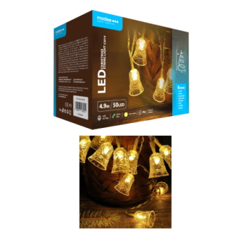 Modee lampice za jelku sa 50 LED dioda toplo bele ML-C2014