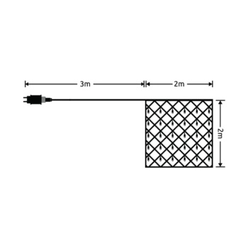 Modee novogodišnja LED mreža 2x2m ML-C3003-3