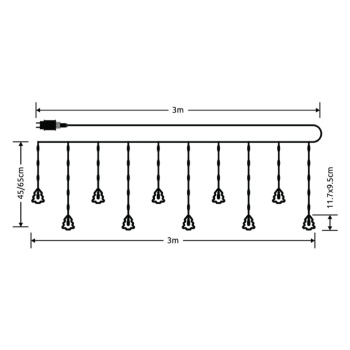 Modee svetleći niz jelke LED ML-C3004-2