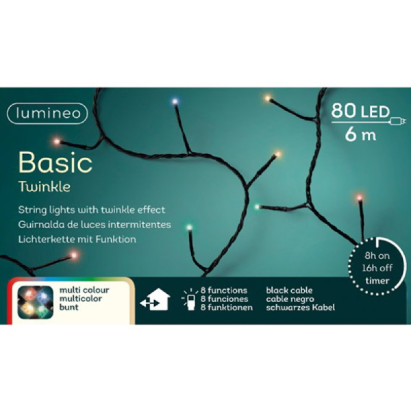 Lumineo novogodišna LED rasveta Twinkle 6M-1