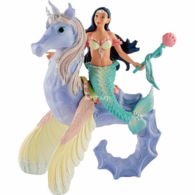 Schleich Isabelle - sirena na morskom konju 70557